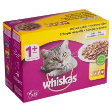 Whiskas Poultry Selection in Jelly 12 x 100g (1.2kg)