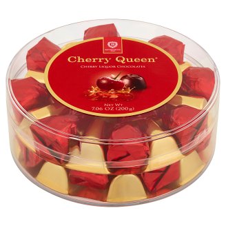 Cherry Queen Bonbony z hořké čokolády s višní v alkoholu 200g