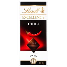 Lindt Excellence Dark Chocolate with Chilli Extract 100g