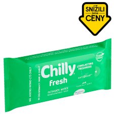 Chilly Pocket Gel Intimate Wipes 12 pcs