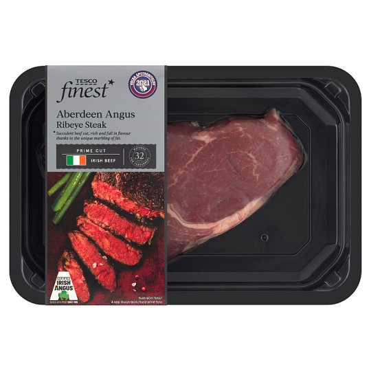 Tesco Finest Irský hovězí steak z vysokého roštěnce plemeno Aberdeen Angus