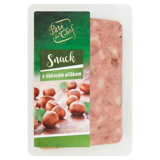 Paté Du Chef Snack s lískovým oříškem 75g