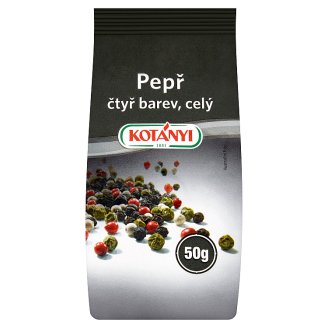 Kotányi Pepř čtyř barev celý 50g