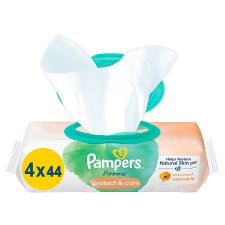 Pampers Harmonie Protect & Care Dětské Čisticí Ubrousky 4 Balení = 176 Ubrousků