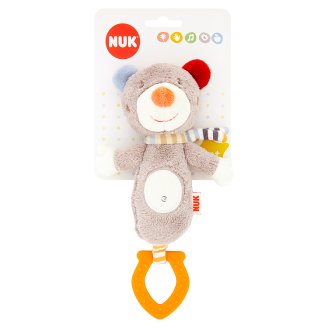 NUK FOREST FUN Pískátko do ruky Méďa