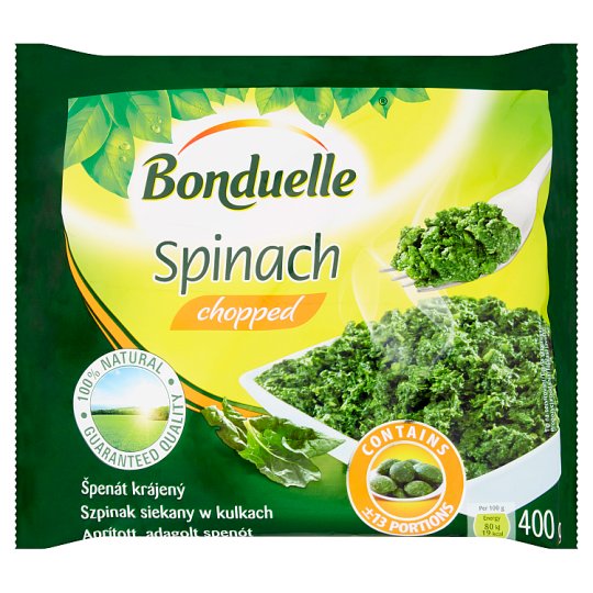 Bonduelle Spinach Chopped 400g Tesco Groceries