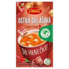 Vitana Do hrnečku Instant Soup Spicy Goulash with Roll 25g