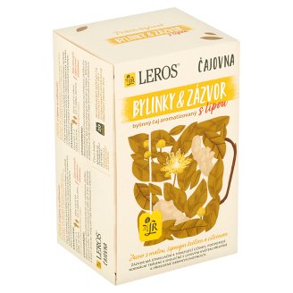 Leros Vital Zázvor s lípou a citronem bylinný čaj 20 sáčků po 2g
