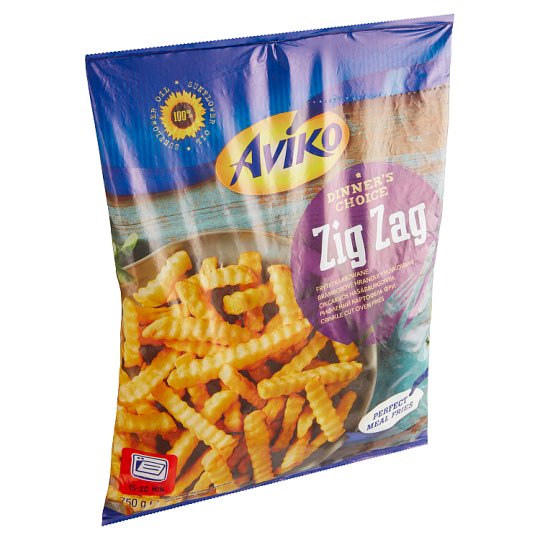 Aviko Zig Zag bramborové hranolky vlnkované 750g
