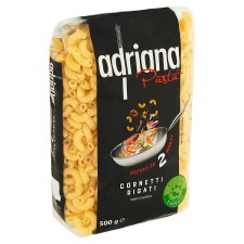 Adriana Pasta Not Just for the Pan Cornetti Rigati Semolina Pasta Dried 500g