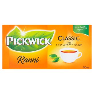 Pickwick Ranní Classic směs s ceylonským čajem 50 x 1,75g