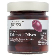 Tesco Finest Black Kalamata Olives with Stone in Brine 210g