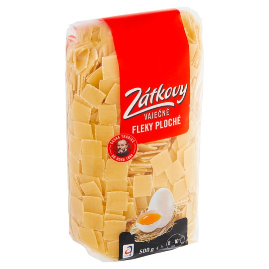 Zátkovy Vaječné Těstoviny Flat Spots 500g