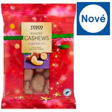 Tesco Roasted Cashews in Chocolate Mix 110g