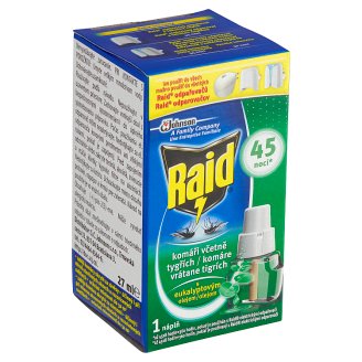 Raid Elektrický odpařovač s tekutou náplní eukalyptus-náplň 27ml