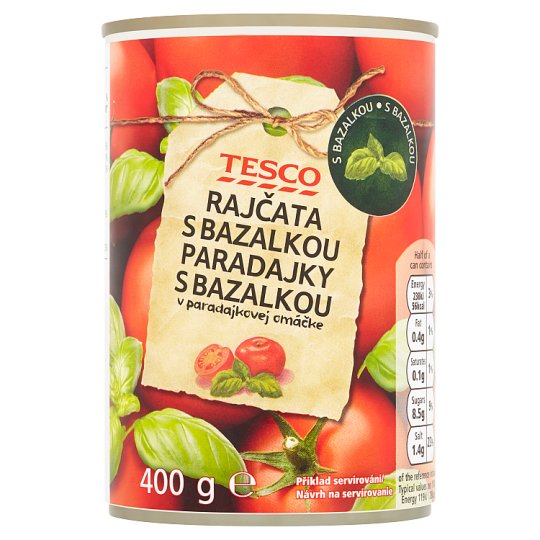 Tesco Tomatoes with Garlic 400g