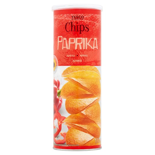 Tesco Chips paprika 170g