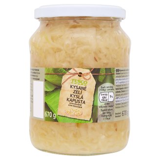Tesco Kysané zelí sterilované 670g