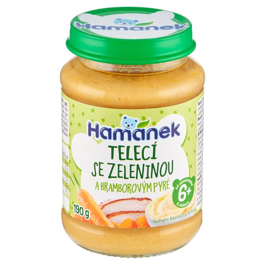 Hamánek Telecí se zeleninou 190g