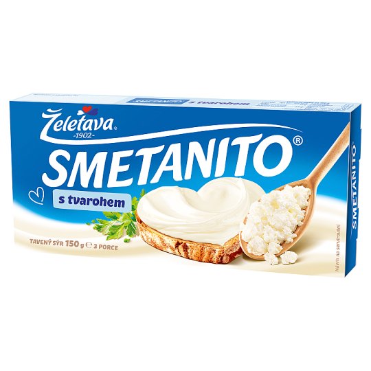 Želetava Smetanito S tvarohem 3 ks 150g