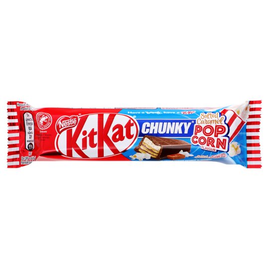 KitKat Chunky Salted Caramel Popcorn 42g Tesco Groceries