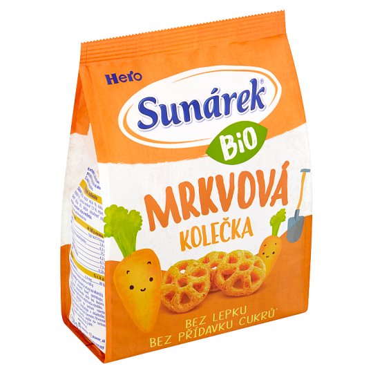 Sunárek Bio mrkvová kolečka 50g