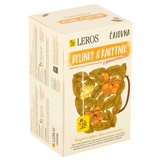 Leros Vital Rakytník a pomeranč bylinný čaj 20 sáčků po 2g