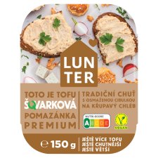 Lunter Tofu rostlinná pomazánka s osmaženou cibulí 150g