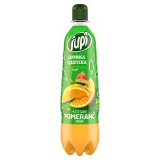 Jupí Lahvinka Hustý sirup pomeranč jablko 0,7l 