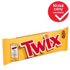 Twix Biscuit with Caramel Dipped in Milk Chocolate 2 x 25g (50g)