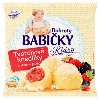 Dobroty Babičky Kláry Tvarohové knedlíky s lesními plody 320g