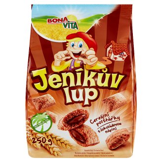 Bona Vita Jeníkův lup cereální polštářky s čokoládovou příchutí 250g