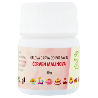 Gelová barva do potravin Červeň malinová 50g (Aroco)