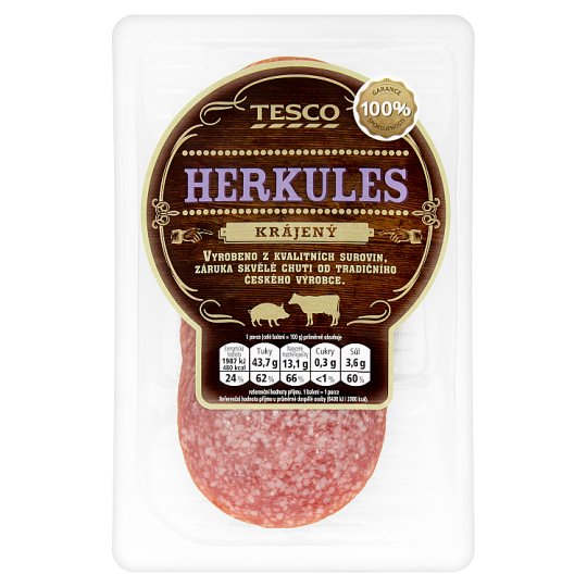 Tesco Herkules krájený 100g