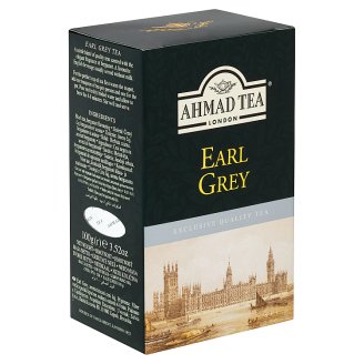 Ahmad Tea Earl Grey čený čaj s příchutí bergamotu sypaný 100g