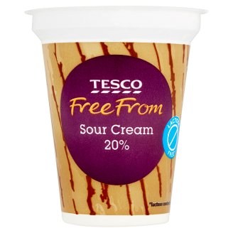 Tesco Free From Zakysaná smetana 20% 150g