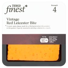 Tesco Finest Vintage Red Leicester Cheese tvrdý plnotučný sýr 200g