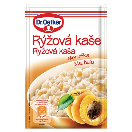 Dr. Oetker Rýžová kaše meruňková 52g