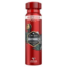 Old Spice Wolfthorn Men’s Deodorant Body Spray 150ml, Aluminium free, Perfume Quality Scent