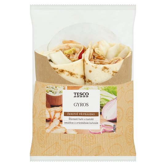 Tesco Gyros wrap 196g