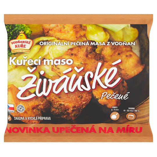 Vodňanské Kuře Kuřecí maso živáňské pečené 400g