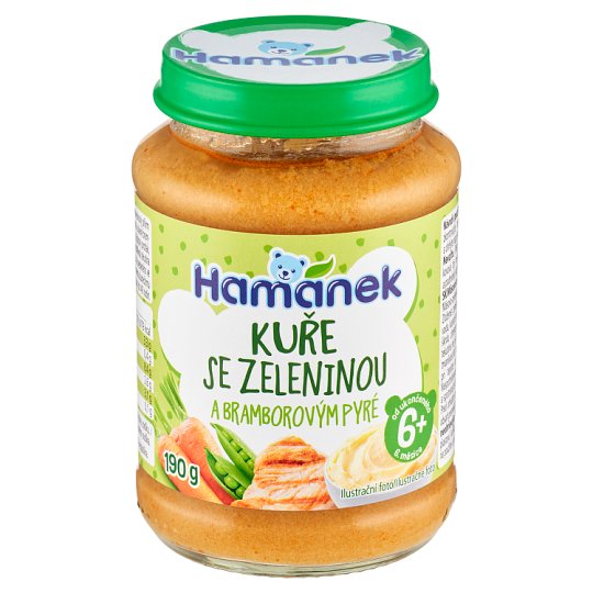 Hamánek Kuře se zeleninou a bramborem 190g