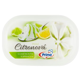 Prima Citronová zmrzlina s limetovým toppingem 900ml