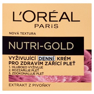 L'Oréal Paris Nutri-Gold Vyživující denní krém pro zdravím zářící pleť 50ml