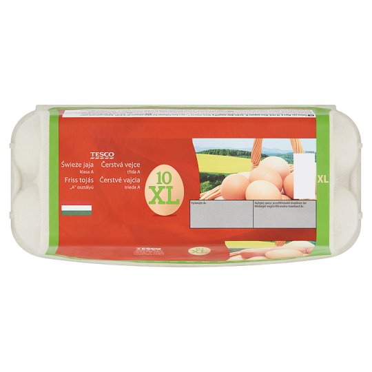 Tesco Čerstvá vejce XL 10 ks
