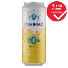 Rastinger Míchaný nápoj z nealkoholického piva a nápoje s citronovou příchutí 500ml