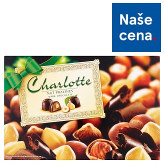 Charlotte Čokoládové bonbóny s náplní s lískovými oříšky 225g