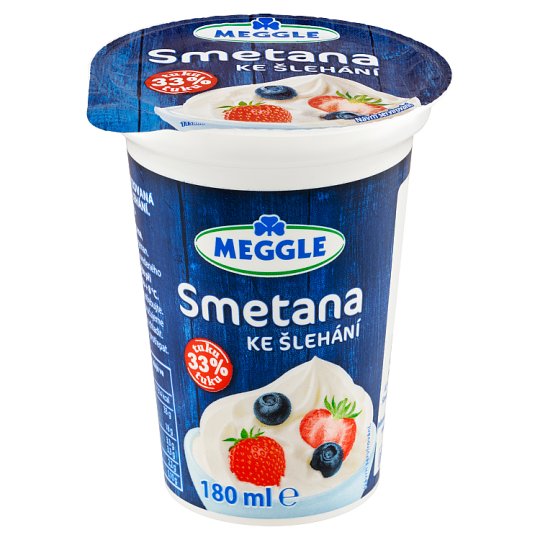 Meggle Smetana ke šlehání 33% 180ml