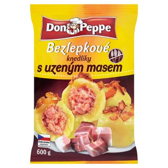 Don Peppe Bezlepkové knedlíky s uzeným masem 600g
