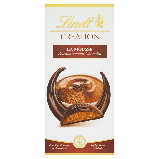 Lindt Creation Hořká čokoláda plněná čokoládovou pěnou 140g